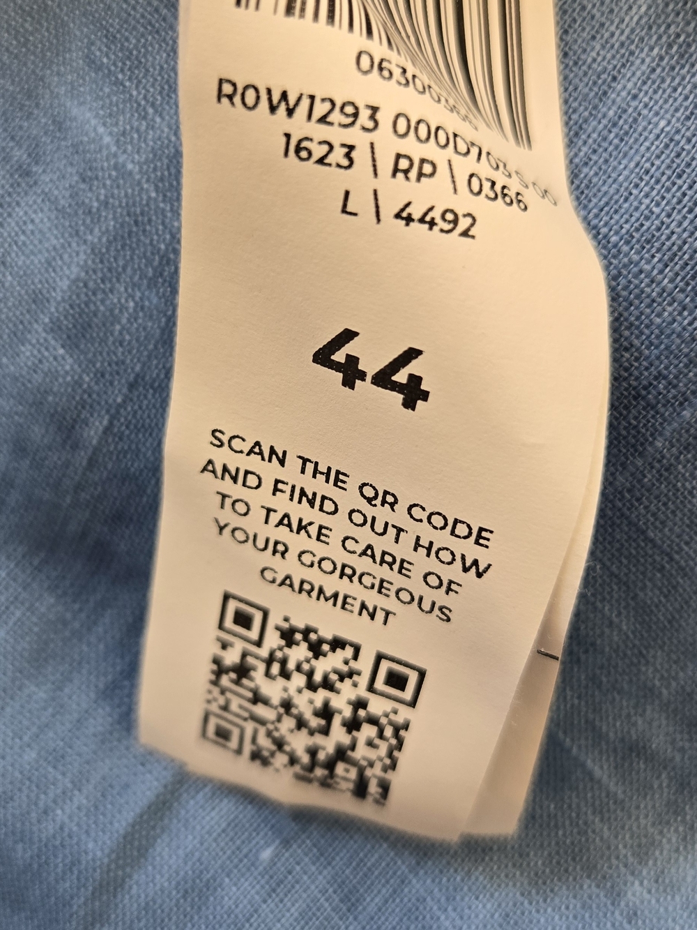 120% Lino Relaxed Indigo Button-Front Linen Shirt - Picture 7 of 10